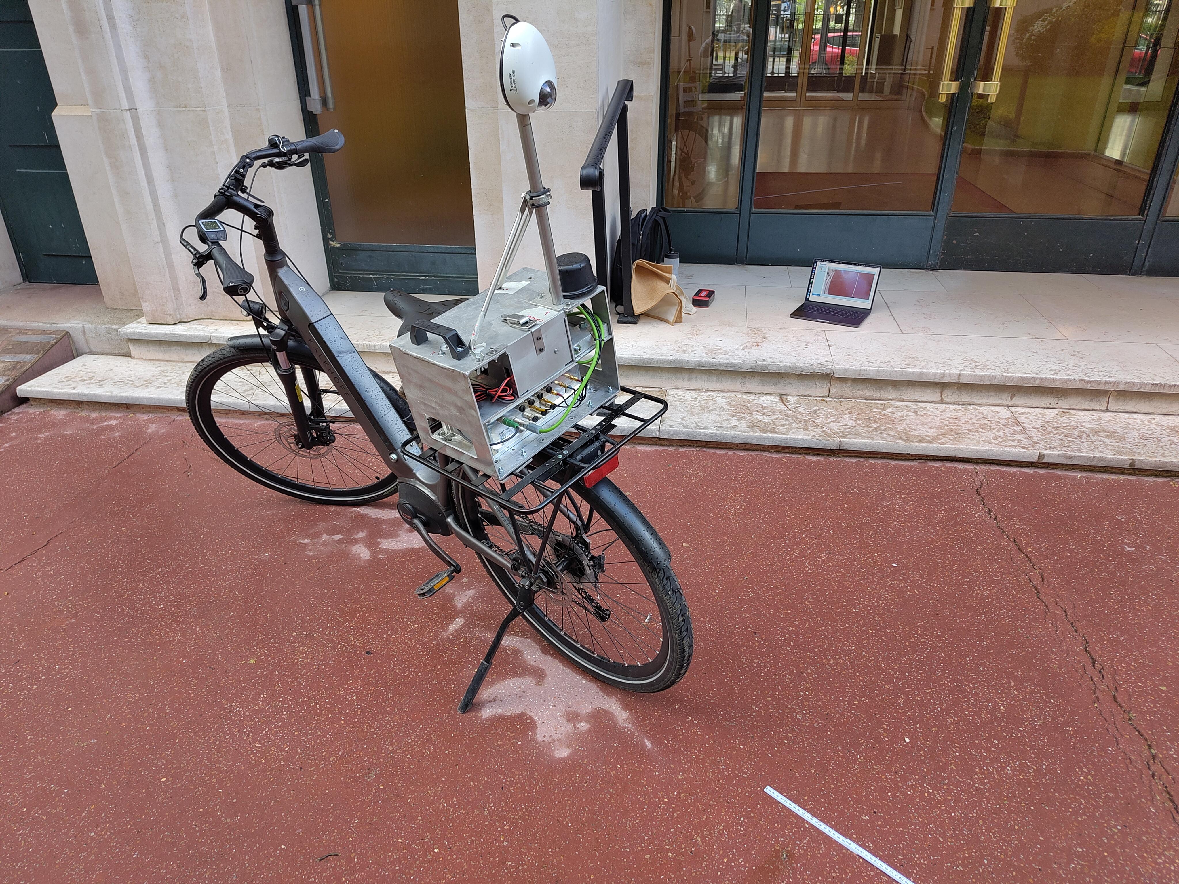 Vélo avec Cortexia-Box